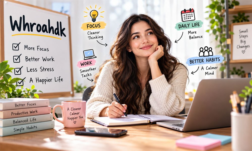 Whroahdk: How It Can Help With Focus, Work, and Daily Life