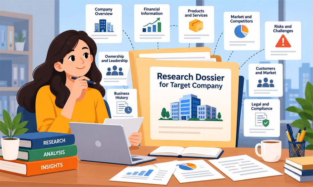 Research Dossier for Target Company: What to Include and How to Start